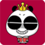 panda emoji android application logo